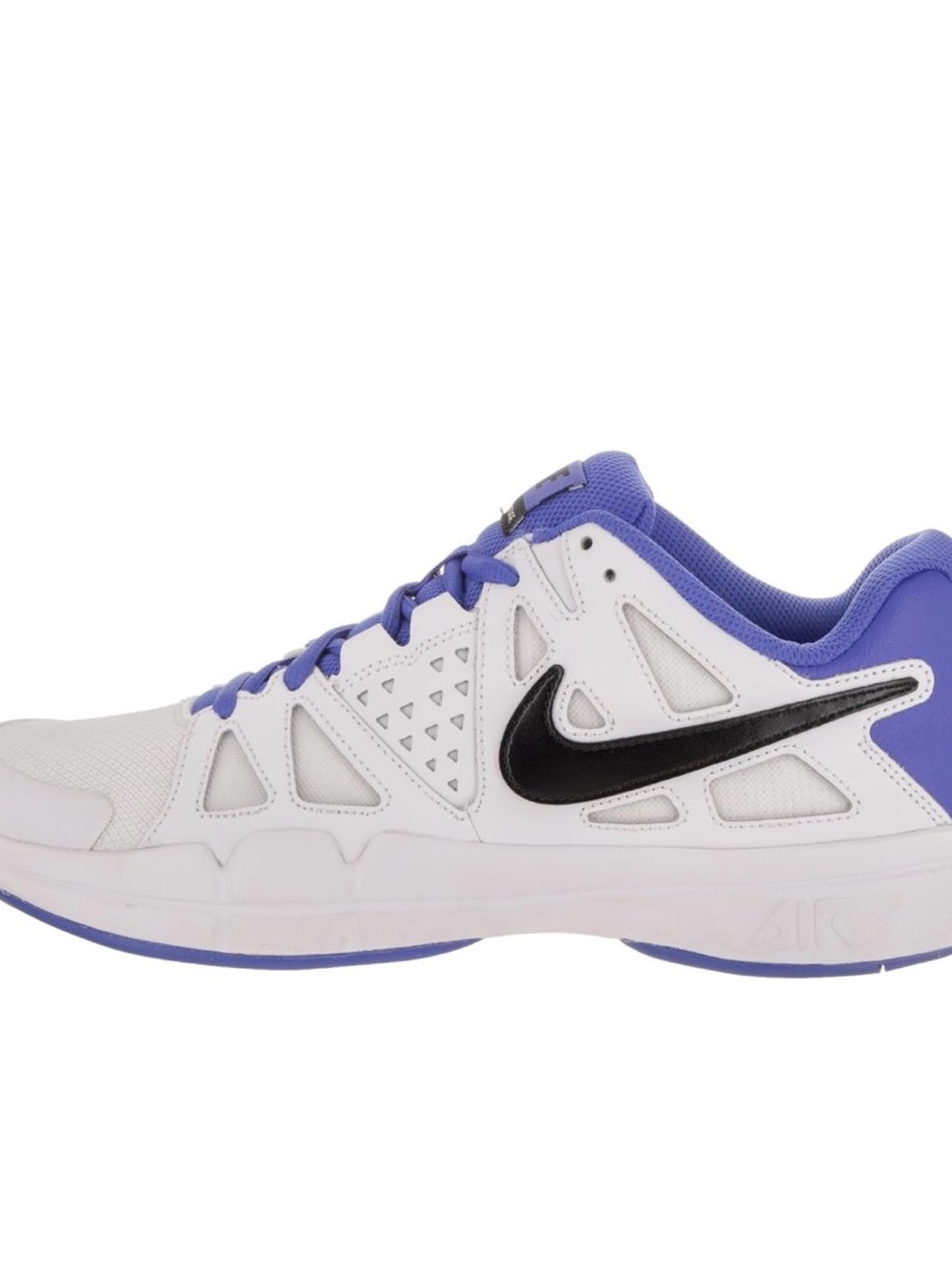 New Nike Air vapor Advantage-White blue Low-Top Sneaker with Black Swoosh